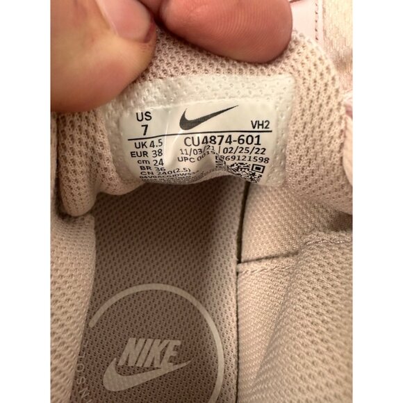 Nike RYZ 365 2 Shoes Womens 7 Suede Pink Chunky Lace Up Le Sneaker Mesh Sporty - Picture 12 of 16